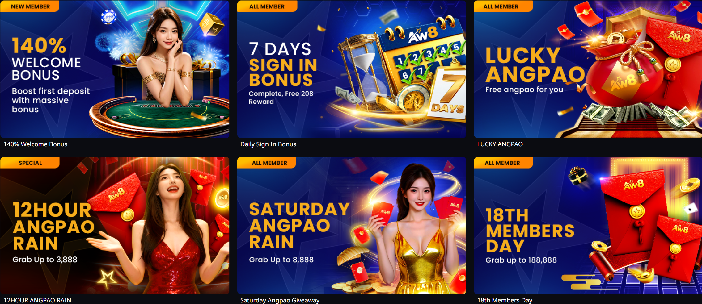 Casino AW8 promotions